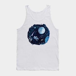 Astronaut on Space Tank Top